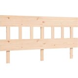  Okvir kreveta s uzglavljem 160 x 200 cm od masivnog drva | shoptok.hr
