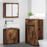  Set namještaja za kupaonicu 3 pcs Staro drvo Konstruirano drvo | shoptok.hr
