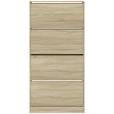 Ormarić za cipele s 4 ladice boja hrasta 80 x 21 x 163,5 cm | shoptok.hr