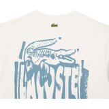 Lacoste Logo Graphic T-Shirt White/Blue Bijela | shoptok.hr
