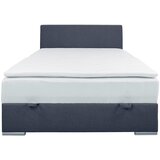 CARRYHOME POSTELJA Z VZMETNICO 120 cm x 200 cm , tekstil temno modra | Shoptok.si