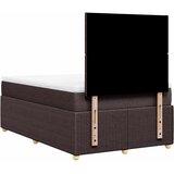  Krevet s oprugama i madracem tamnosmeđi 120 x 200 cm od tkanine | shoptok.hr