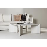 Venture Home Rogaland klub stolić 100 &amp;times; 100 cm, izbijeljeni (whitewash) Slike