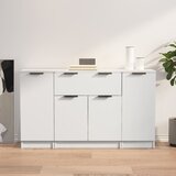vidaXL komode bijela 3 kom od konstruiranog drva | shoptok.hr