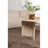 Kalune Design Bež stolić za kavu u polusjajnom dekoru 60x119 cm Sabin – | shoptok.hr