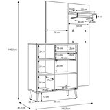 MID.YOU PREDSOBA barve hrasta, žajbljevo zelena | Shoptok.si