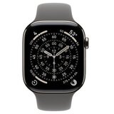 Apple watch S11 cellular 42mm natural titanium case with stone grey sport band - m/l (mf8n4rk/a) | Eponuda.com