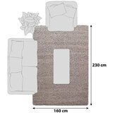 Novel preproga z visokim florom dream 160/230 cm tkano bež | Shoptok.si