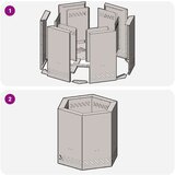 vidaXL Vremensko odporni jeklo/Rjava Vremensko odporni jeklo | Shoptok.si