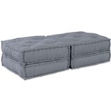  Dvosjed Modularni Pouf Sofa Konvertibilni Sivi Tkanina | shoptok.hr