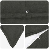  Jastuk s jastukom HOUTEN 6 kom. Tamnosiva Umjetni lan - Tamnosiva 30 x 50 cm 6 | shoptok.hr