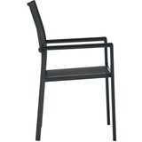  9-dijelni vrtni blagovaonski set crni | shoptok.hr