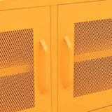 TV omarica gorčično rumena 105x35x50 cm jeklo, (20731915) | Shoptok.si