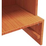 Ormarić za cipele voštano smeđi 52x30x104 cm masivna borovina | shoptok.hr