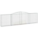  Lučne gabionske košare 10kom 400x30x100/120cm pocinčano željezo | shoptok.hr