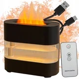 zraka difuzor aromaterapija led rgb usb 300ml kamin