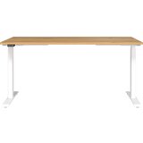 Germania Električna dvižna pisalna miza z mizno ploščo v hrastovem dekorju 80x160 cm Jet – | Shoptok.si