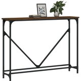  Konzolni stol boja hrasta 102 x 22 5 x 75 cm konstruirano drvo | shoptok.hr