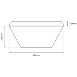  LED plafonsko svetlo za kupatilo NEMO LED/17W/230V IP44 crno | Eponuda.com