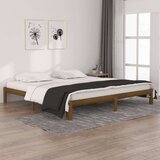  Okvir Za krevet od masivne borovine boja meda 200 x 200 cm | shoptok.hr