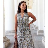 UR/CEO Navy floral dress Napolitano | shoptok.hr