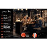 Planika Faro GAS - Spoljni gasni kamin 142x36 cm 8kW siva + zaštitni pokrivač | Eponuda.com