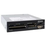 Akasa AK-ICR-07 ugrađeni čitač memorijskih kartica USB 2.0 crna | Eponuda.ba