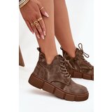 Big Star Suede Low Women's Ankle Boots On Platform | Shoptok.si