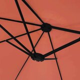  Dvostruki suncobran terakota 449 x 245 cm | shoptok.hr