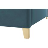 Hom`in OBLAZINJENA POSTELJA 140 cm x 200 cm , tekstil modra | Shoptok.si
