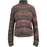 NLY by Nelly Pulover rjava / temno siva / rdeča / bela | Shoptok.si