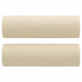  3-dijelni set sofa s jastucima krem od mikrovlakana | shoptok.hr