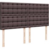  Krevet s oprugama i madracem tamnosmeđi 180x200 cm tkanina | shoptok.hr