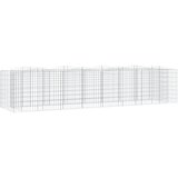 vidaXL Obokana gabionska visoka greda 400x100x100 cm pocinkano železo, (20759032) Cene