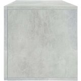  Škatla za shranjevanje plošč betonsko siva 71x34x36 cm les, (20619997) | Shoptok.si