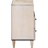  Ormar za krevet Bijelo 50 x 33 x 60 cm Čvrsto drvo manga - Bijelo | shoptok.hr