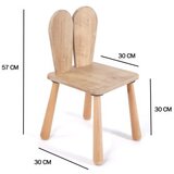 Hanah home Bebina stolica hrast boja AKTV045 | ePonuda.com