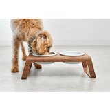 MiaCara Set posuda s postoljem za pse Desco Walnut M – | shoptok.hr