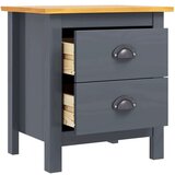  Nočna omarica Hill siva 46x35x49,5 cm trdna borovina, (20623972) | Shoptok.si