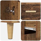 vidaXL Kreveta Staro drvo 34 x 69.5 x 89 cm Konstruirano drvo | shoptok.hr