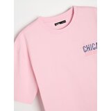 Sinsay Pamučna majica s printom | shoptok.hr