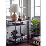 Bloomingville Namizna svetilka v temni naravni barvi s tekstilnim senčilom (višina 54 cm) Svale – | Shoptok.si