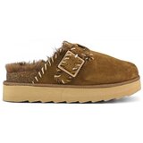 Colors of California Gležnjarji Platform sabot wool stitchings Kostanjeva | Shoptok.si