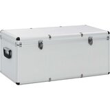 vidaXL Kovčki za shranjevanje 3 kosi srebrn aluminij | Shoptok.si