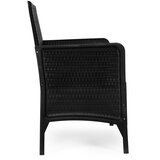 Multi Garden vrtna sofa za dvije osobe s jastukom, klupa za balkon, terasu, vrt, crna | shoptok.hr