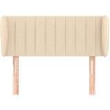  Vzglavje z ušesi krem 83x23x78/88 cm blago, (20932872) | Shoptok.si