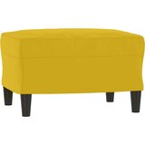  3-dijelni set sofa s jastucima žuti baršunasti | shoptok.hr