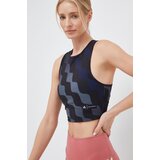 Adidas Top za vadbo Marimekko črna barva | Shoptok.si