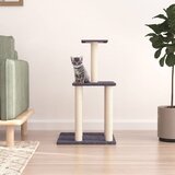  Penjalica za mačke sa stupovima za grebanje tamnosiva 85,5 cm | shoptok.hr