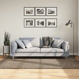 vidaXL Preproga ISTAN visoka vlakna sijoč videz siva 140x200 cm Cene